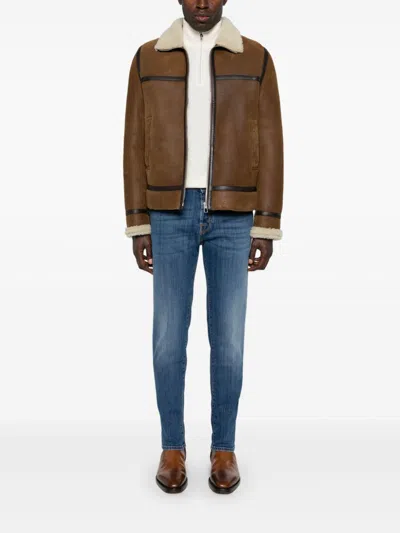 Jacob Cohen Mid-rise Slim-fit Jeans In Blue