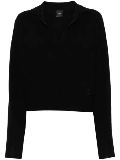 Pinko Evanescente Sweater In Black