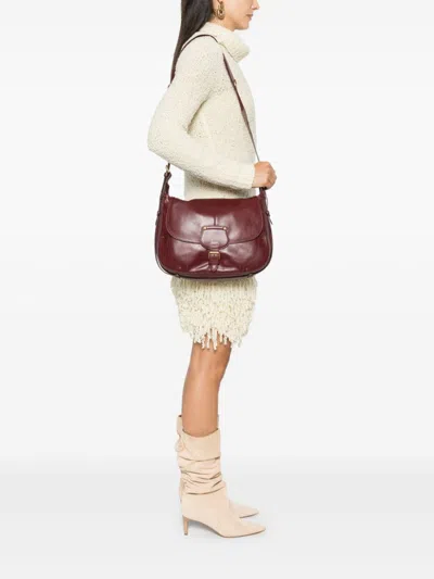 Shop Isabel Marant Sierra Cross Body Bag In Red