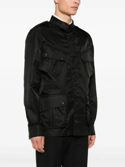 Givenchy Black Cargo-pocket Jacket In Black