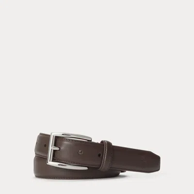 Polo Ralph Lauren Leather Belt In Brown