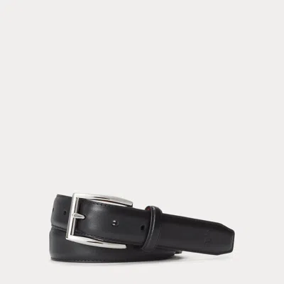 Polo Ralph Lauren Leather Belt In Black