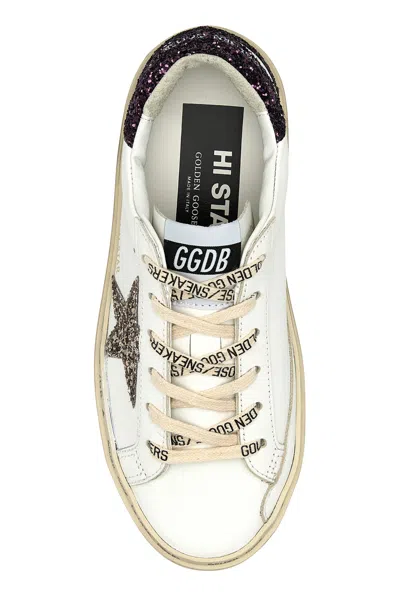 Golden Goose Hi Star Sneakers In