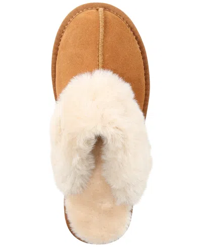 Style & Co Women's Rosiee Slippers, Created For Macy's In Burgundy