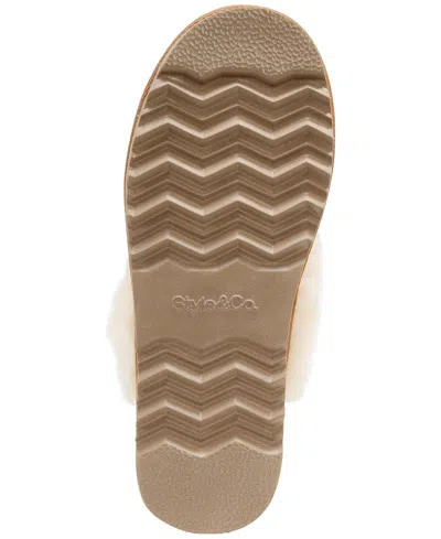 Style & Co Women's Rosiee Slippers, Created For Macy's In Burgundy