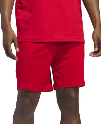 Adidas Originals Mens  Adicolor 3-stripes Shorts In Red,black