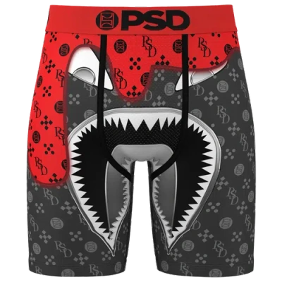 Psd Mens  Wf Lux Drip Briefs In Grey/red
