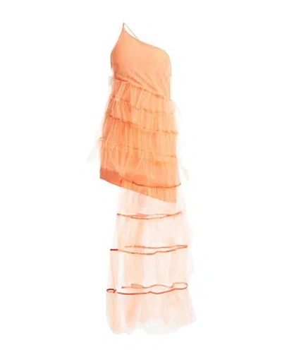 Feleppa Woman Mini Dress Orange Size 10 Polyester In Orange