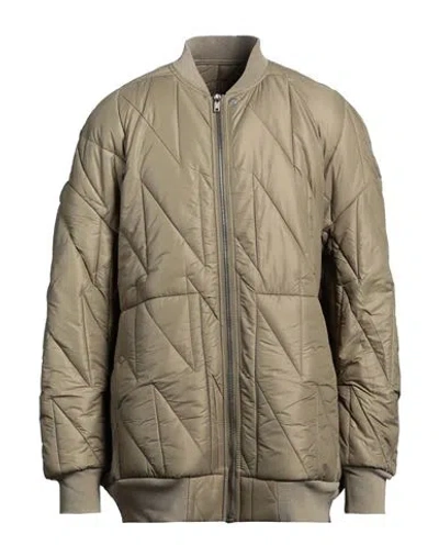 Rick Owens Drkshdw Drkshdw By Rick Owens Man Puffer Military Green Size Xl Polyamide, Cotton, Elastane In Green