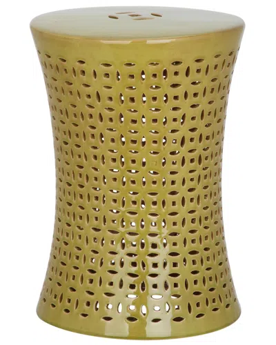 Safavieh Camilla Garden Stool In Green