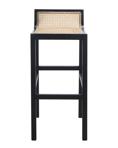 Shop Safavieh Saito Low Back Cane Bar Stool