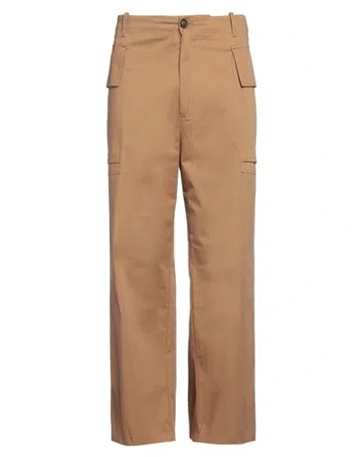 Ballantyne Man Pants Camel Size 33 Cotton, Elastane In Beige