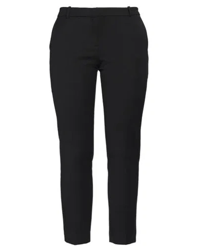 Kiltie Woman Pants Black Size 10 Cotton, Polyamide, Elastane In Black