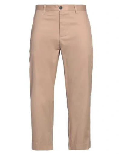 Why Not Brand Man Pants Light Brown Size Xxl Cotton, Lycra In Beige
