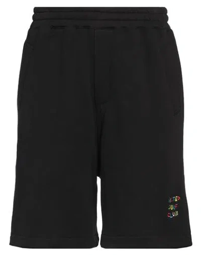 The Silted Company Man Shorts & Bermuda Shorts Black Size M Cotton In Black