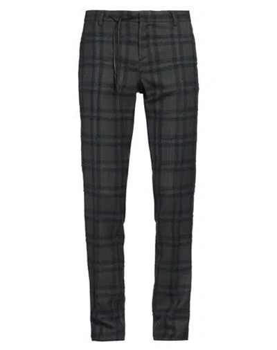Trussardi Man Pants Charcoal Size 40 Virgin Wool, Mohair Wool, Alpaca Wool, Polyamide In Grey