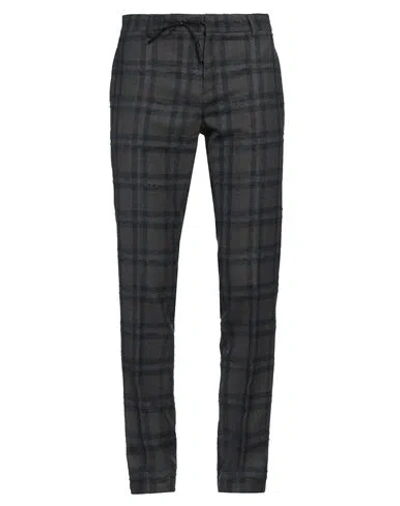 Trussardi Man Pants Charcoal Size 40 Virgin Wool, Mohair Wool, Alpaca Wool, Polyamide In Grey