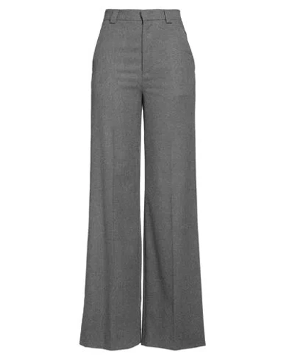Red Valentino Woman Pants Grey Size 6 Polyester, Viscose, Wool, Elastane In Grey