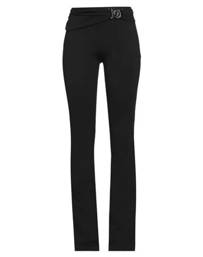 Versace Jeans Couture Woman Pants Black Size 14 Cotton, Elastane In Black