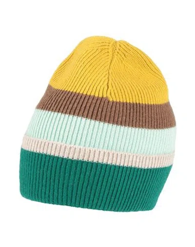 Vicolo Woman Hat Green Size Onesize Viscose, Polyamide, Wool, Cashmere In Green