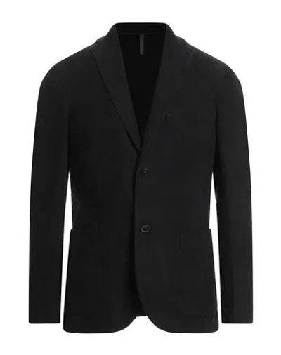 Montedoro Man Blazer Black Size 42 Cotton In Black