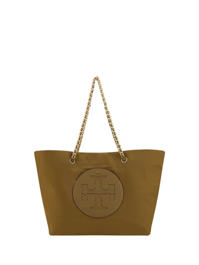 Shop Tory Burch Ella Chain Tote In Camel