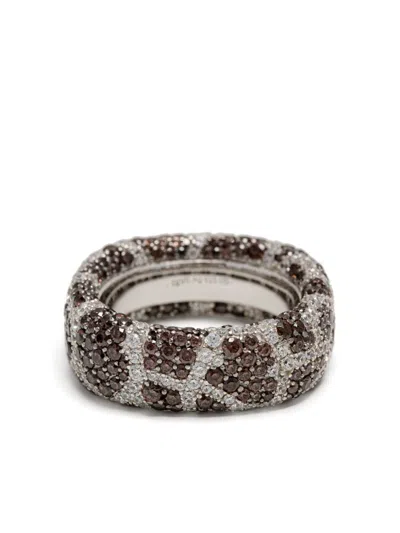 Apm Monaco Chunky Giraffe Ring In Silver