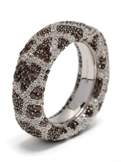 Apm Monaco Chunky Giraffe Ring In Silver