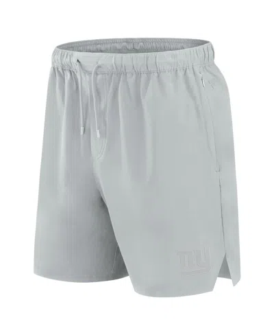 Fanatics Men's Gray New York Giants Front Office Woven Shorts In Gray