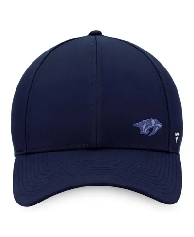 Fanatics Branded Navy Washington Capitals Authentic Pro Road Structured Adjustable Hat In Navy