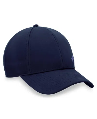 Fanatics Branded Navy Washington Capitals Authentic Pro Road Structured Adjustable Hat In Navy