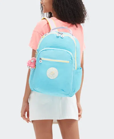 Kipling Seoul Medium Backpack In True Blue 2