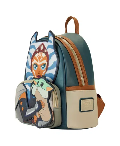 Loungefly The Mandalorian Ahsoka Holding Grogu Cosplay Mini Backpack In No Color