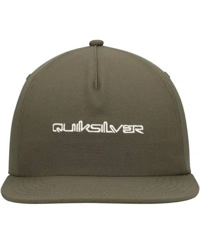 Quiksilver Men's Olive Dna Omni Snapback Hat In Olive