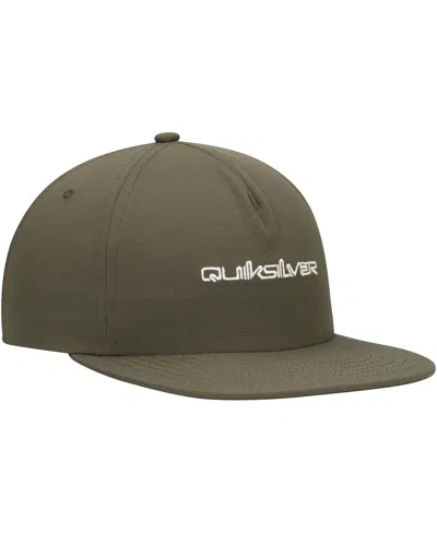 Quiksilver Men's Olive Dna Omni Snapback Hat In Olive