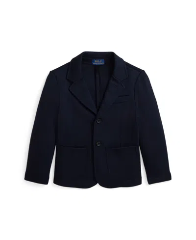 Polo Ralph Lauren Big Boys Double-knit Jacket In Aviator Navy
