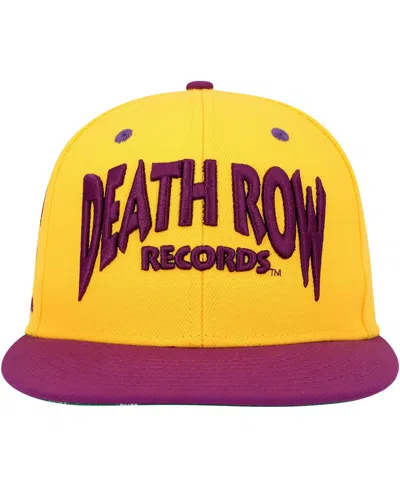 Lids Men's Gold Death Row Records Paisley Fitted Hat In Gold