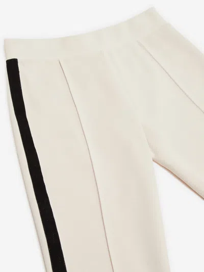 Ea7 Emporio Armani Girls Logo Joggers In Beige