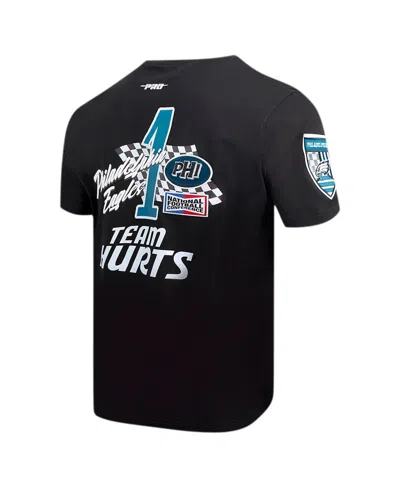 Pro Standard Men's Jalen Hurts Black Philadelphia Eagles Fast Lane Name Number Player T-shirt In Black