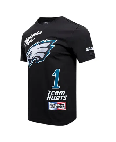 Pro Standard Men's Jalen Hurts Black Philadelphia Eagles Fast Lane Name Number Player T-shirt In Black