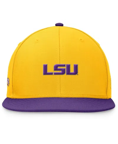Top Of The World Men's Gold/purple Lsu Tigers Rally Two-tone Fitted Hat In Gold,purple