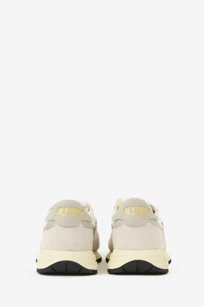 Shop Autry Sneakers In Beige