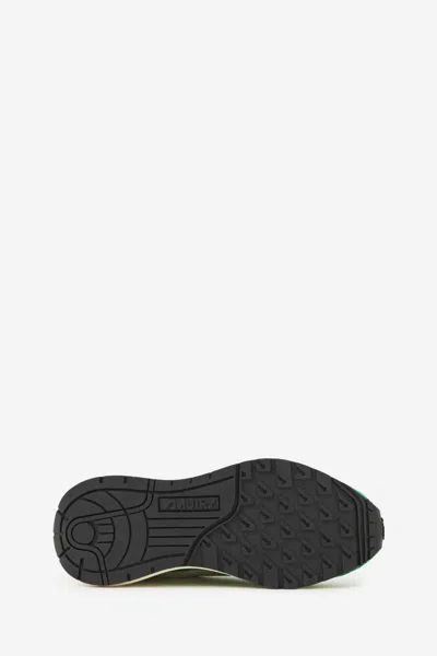 Autry Reelwind Panelled Sneakers In Green