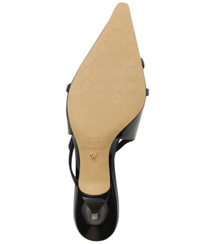 Arezzo Tiffany Mid Stiletto Pump Womens Pointed Toe Stiletto Slingback Heels In Fresh Ruby