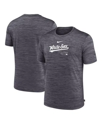 Nike Men's Charcoal Chicago White Sox Authentic Collection Velocity Performance Practice T-shirt In Charcoal