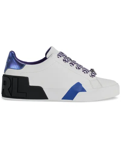 Karl Lagerfeld Paris Melora Sneaker In White,multi