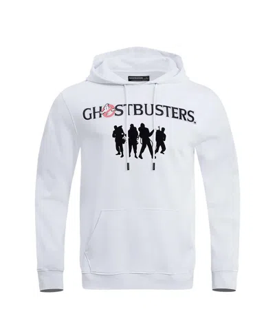 Freeze Max Men's And Women's White Ghostbusters I Ain't Afraid Of No Ghost Pullover Hoodie In White