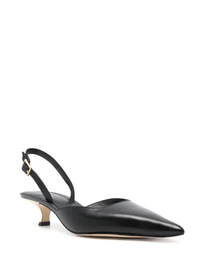 Michael Michael Kors 40mm Luna Slingback Pumps In 黑色