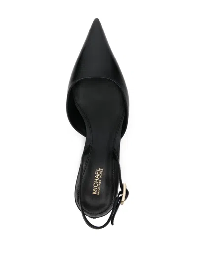 Michael Michael Kors 40mm Luna Slingback Pumps In 黑色
