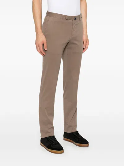 Incotex Skinny Trousers In 褐色